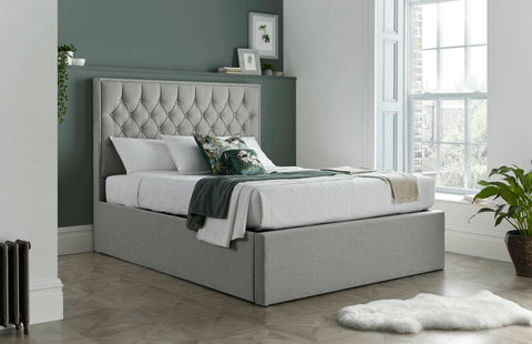Wilson - Upholstered Fabric Ottoman Bed Image 2