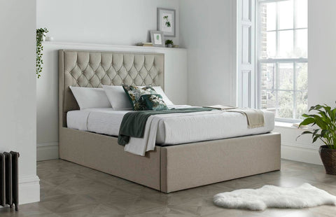 Wilson - Upholstered Fabric Ottoman Bed Image 3
