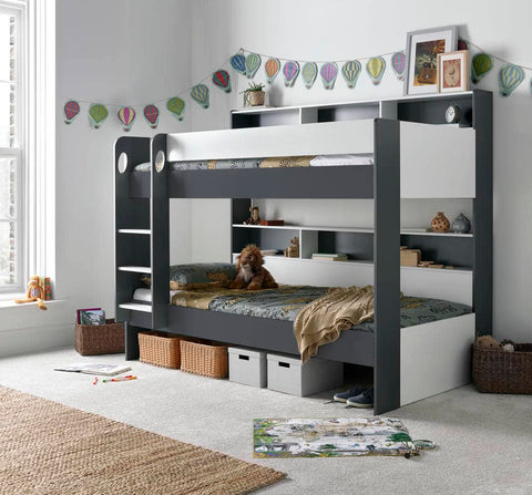 Oliver - Kids Storage Bunk Bed Frame Image 3