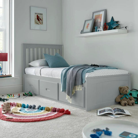 Quest - Wooden 3 Drawer Storage Bed Image 2