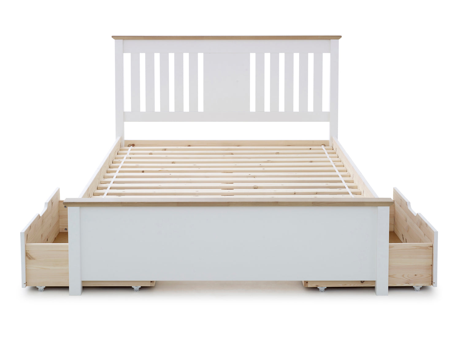 Chester - White Under Bed Storage Drawers (Set of 2) - Bickfords