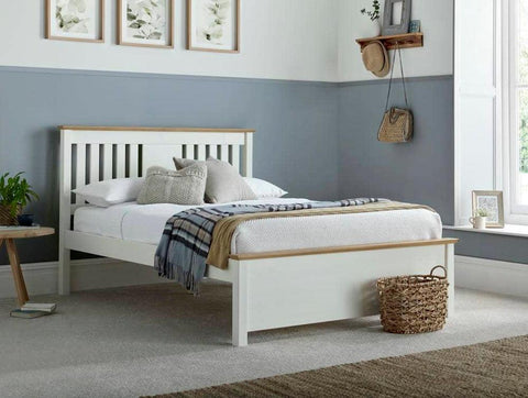 Chester - White Wooden Storage Bed Frame Image 2