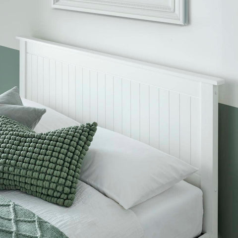 Dawson - White Wooden Ottoman Bed Image 3