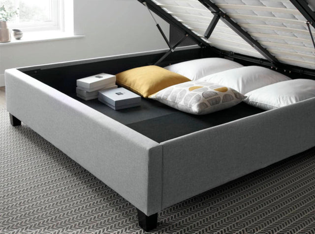 Brandon - Buttoned Fabric Ottoman Bed - Bickfords