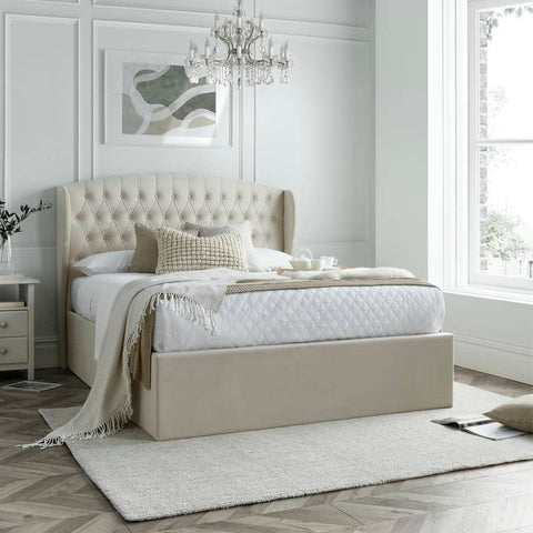 Warwick - Upholstered Velvet Ottoman Bed Image 2
