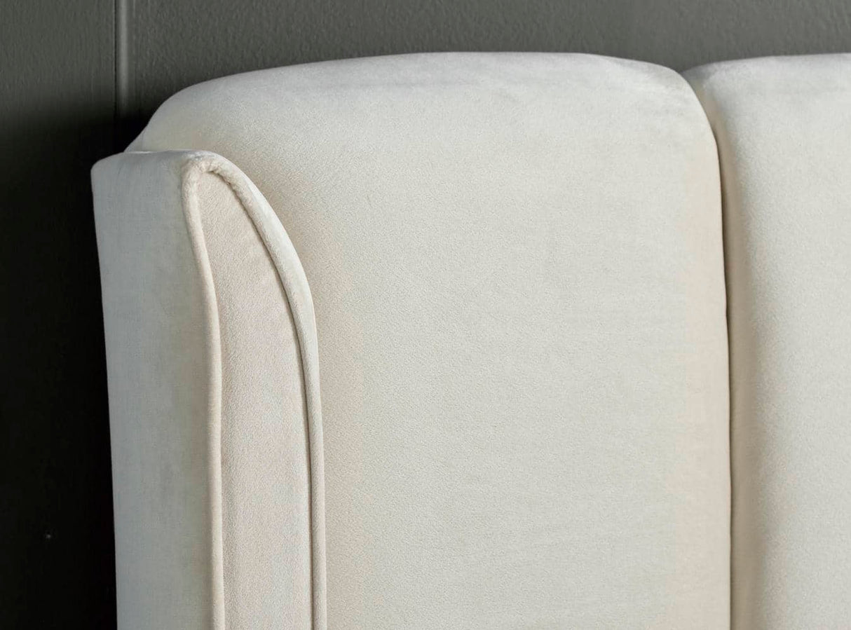 Aurora -  Upholstered Velvet Ottoman Bed - Bickfords