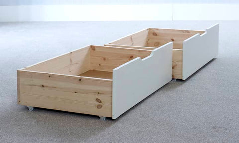 Chester - White Under Bed Storage Drawers (Set of 2) Image 2