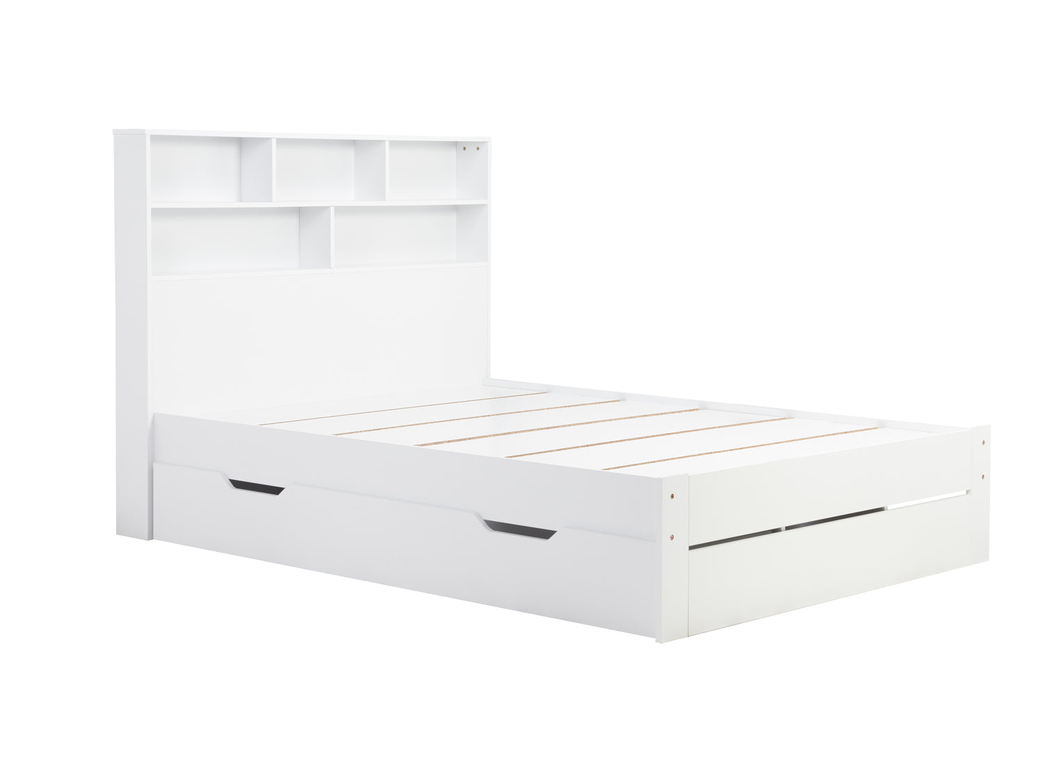 Alfie - White Wooden Storage Bed Frame - Bickfords
