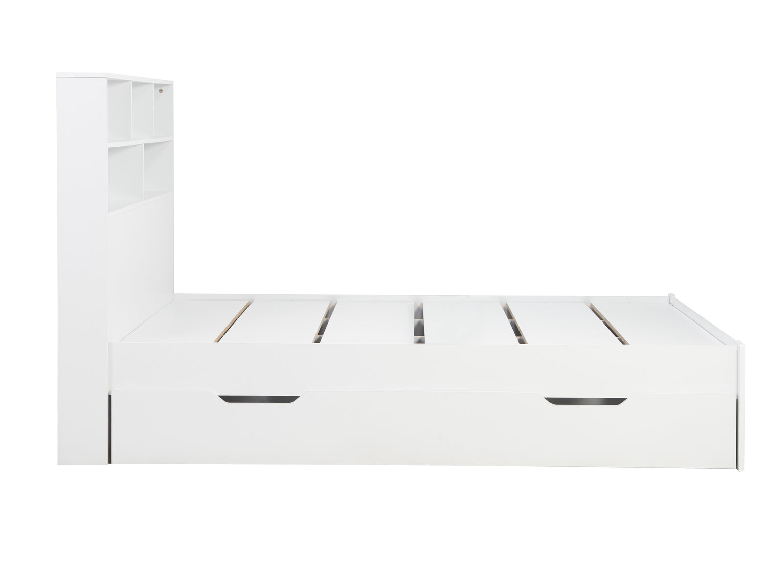 Alfie - White Wooden Storage Bed Frame - Bickfords