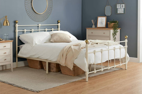 Atlas - Traditional Metal Bed Frame Image 1