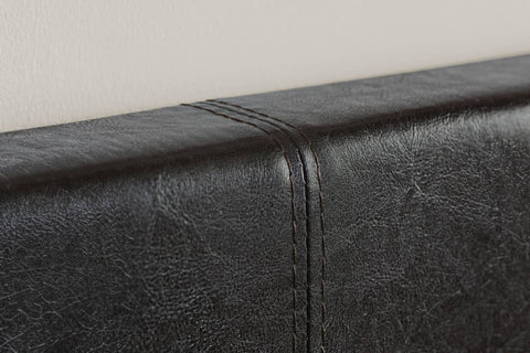 Berlin - Faux Leather Ottoman Bed Image 3