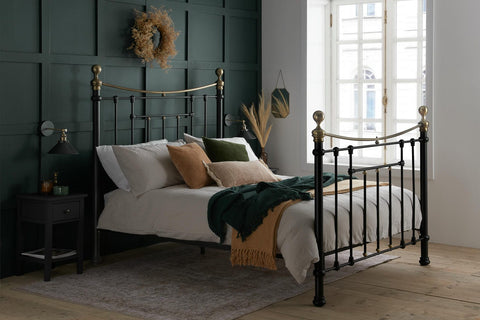 Bronte - Victorian Style Metal Bed Frame Image 1