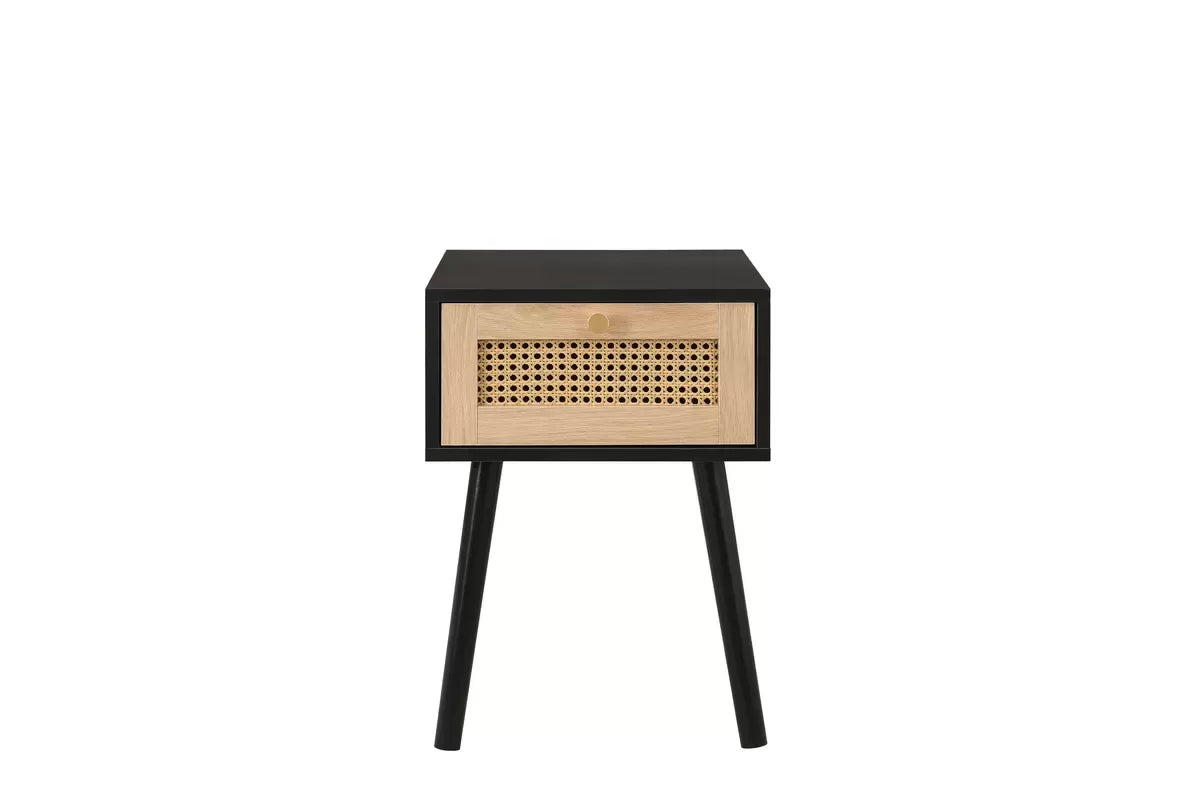 Croxley - 1 Drawer Rattan Bedside Table - Bickfords