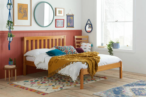 Denver - Wooden Pine Shaker Bed Frame Image 2