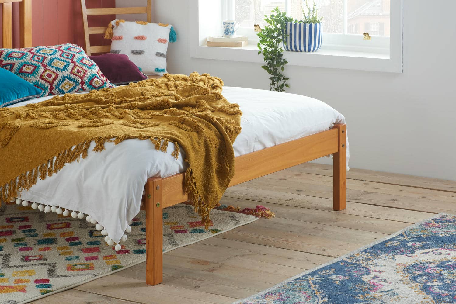 Denver - Wooden Pine Shaker Bed Frame - Bickfords