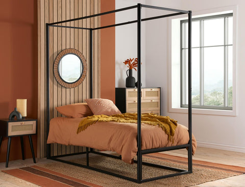 Farringdon - Metal Four Poster Bed Frame Image 1