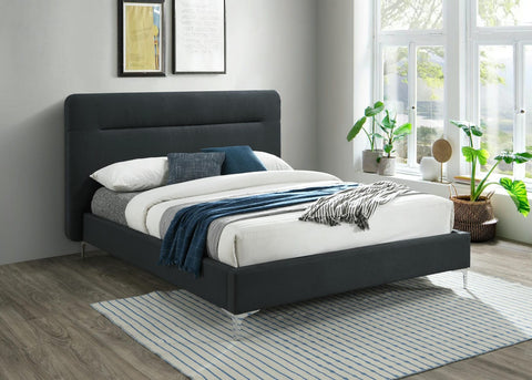 Finn - Upholstered Fabric Bed Frame Image 1