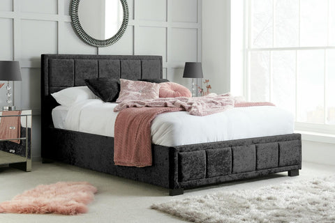 Hannover - Upholstered Fabric Bed Frame Image 2