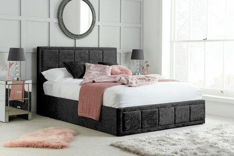 Hannover - Upholstered Fabric Ottoman Bed Image 2