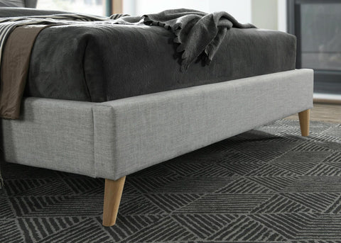 Harper - Upholstered Fabric Bed Frame Image 3