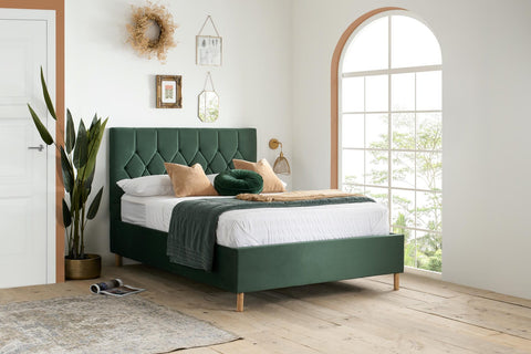Loxley - Upholstered Fabric Ottoman Bed Image 3