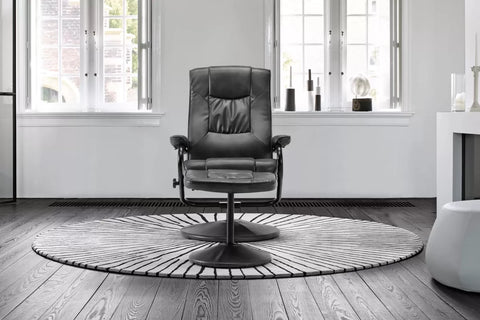 Memphis Swivel Chair and Footstool Image 3