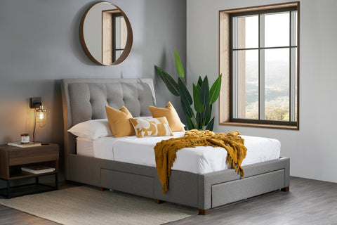 Shelby - Upholstered Fabric Storage Bed Image 2