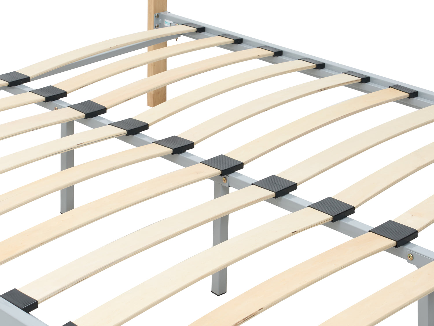 Tetras - Silver Metal Bed Frame - Bickfords