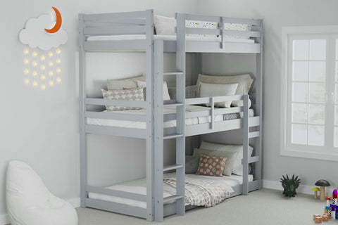 Tressa - Kids Triple Bunk Bed Frame Image 2