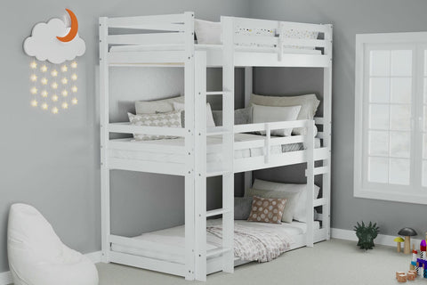 Tressa - Kids Triple Bunk Bed Frame Image 1