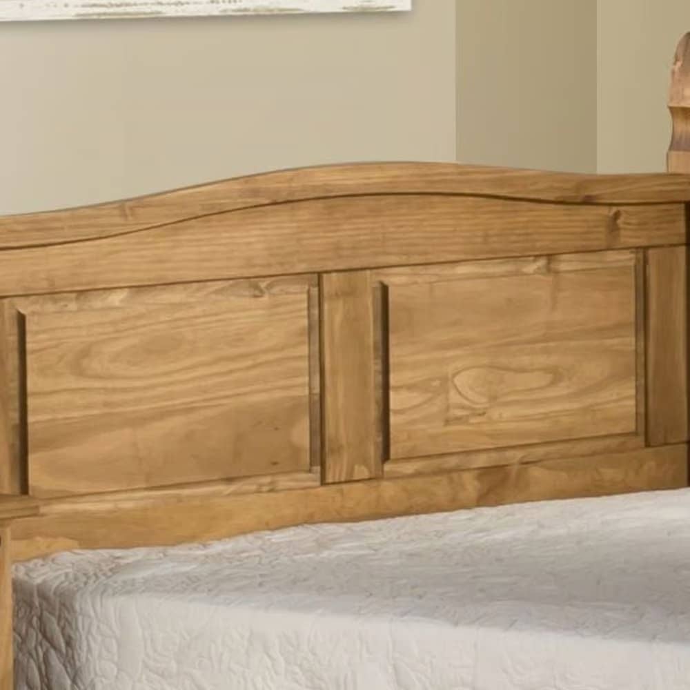 Corona - Low Foot End - Waxed Solid Pine Wooden Bed - Bickfords
