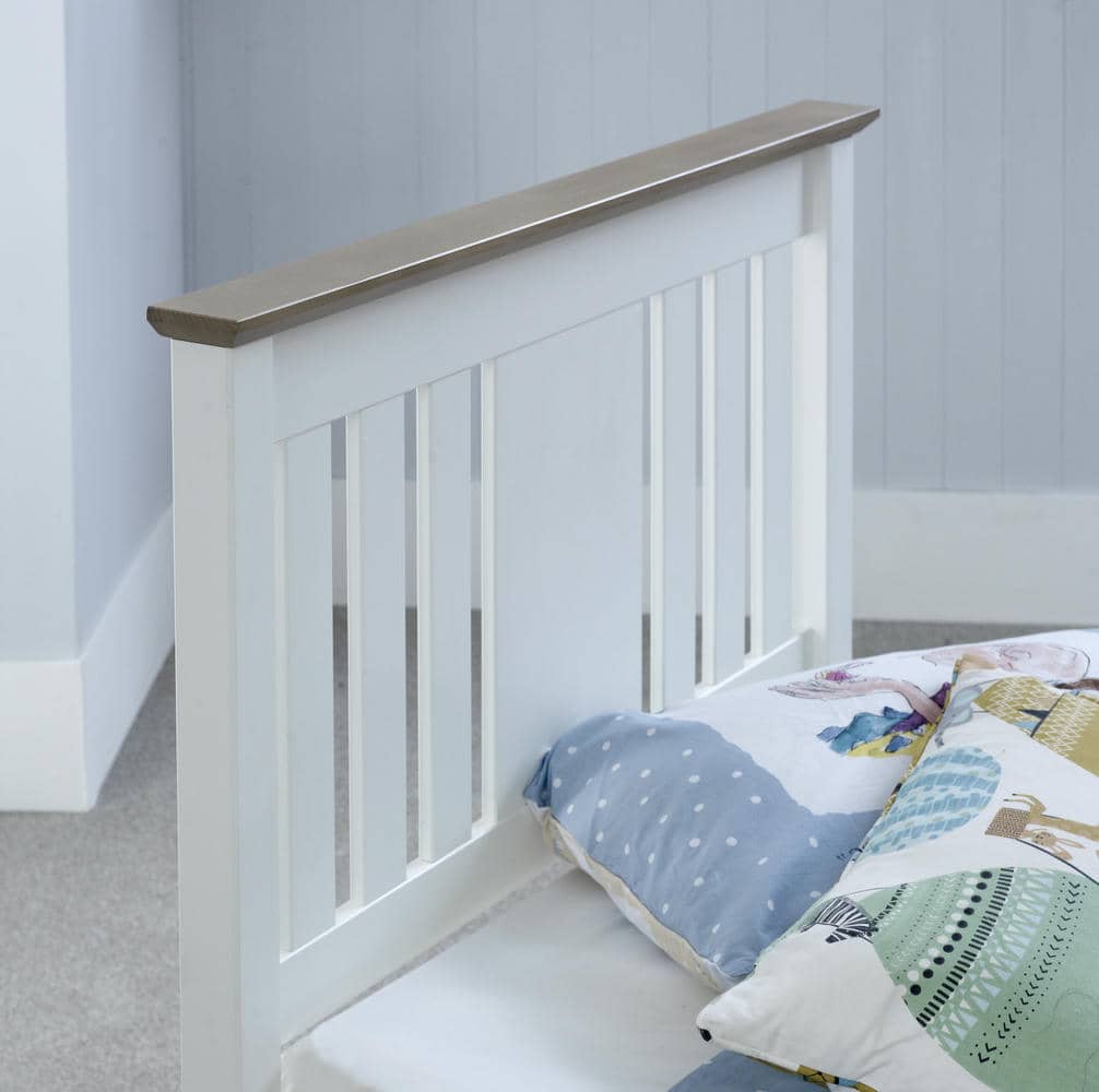 Chester - White Wooden Storage Bed Frame - Bickfords