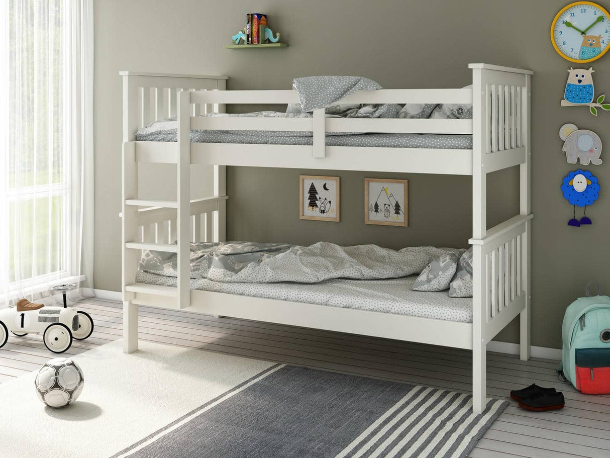 Carra - Solid Pine Wooden Bunk Bed - Bickfords