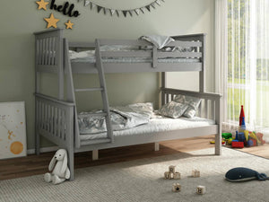 Carra -  Solid Pine Wooden Triple Sleeper Bed - Bickfords