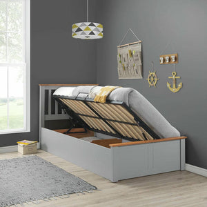 Francis - Wooden Single Ottoman Storage Bed - Bickfords