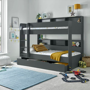 Oliver - Kids Storage Bunk Bed Frame - Bickfords