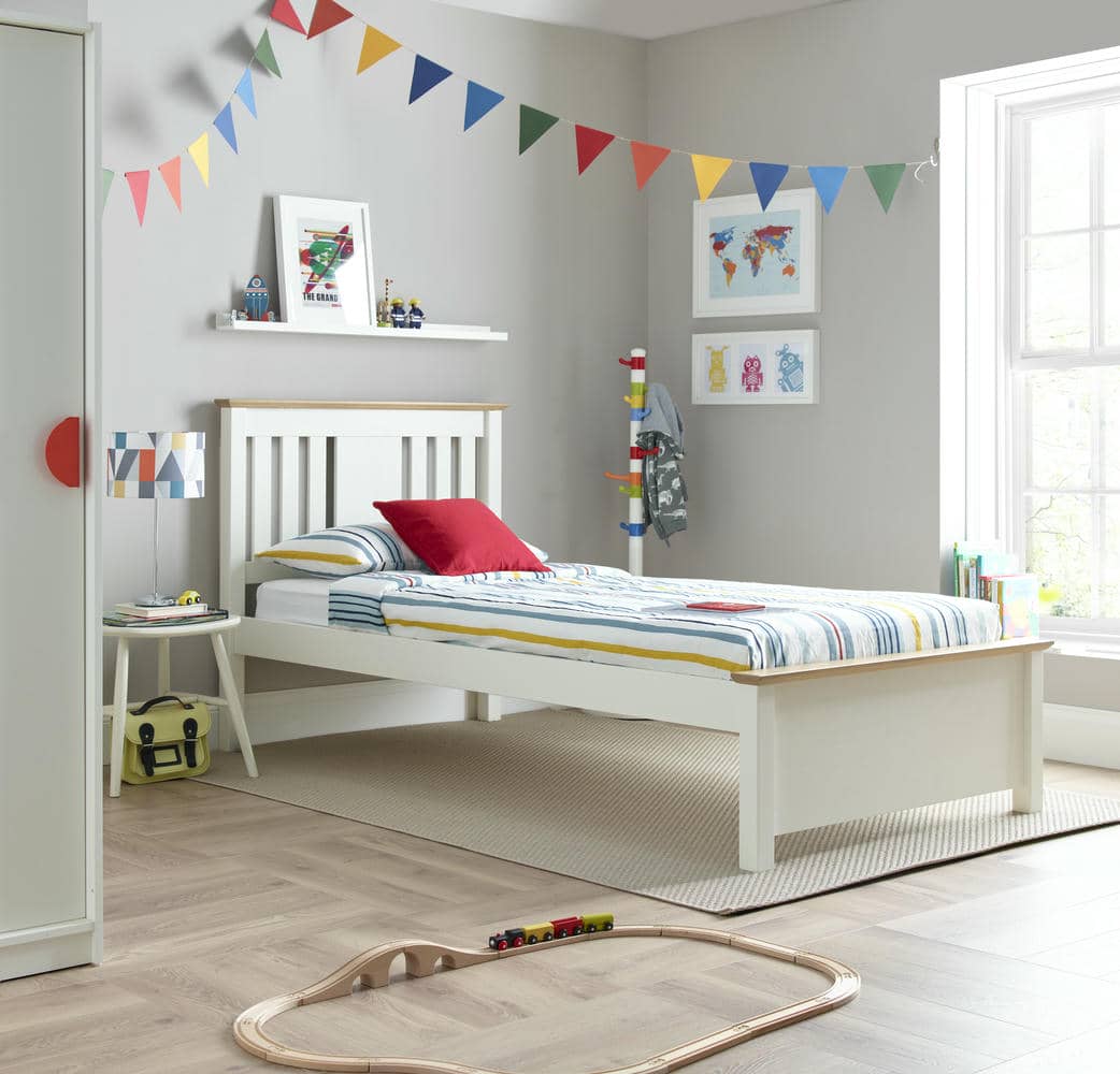 Chester - White Wooden Storage Bed Frame - Bickfords