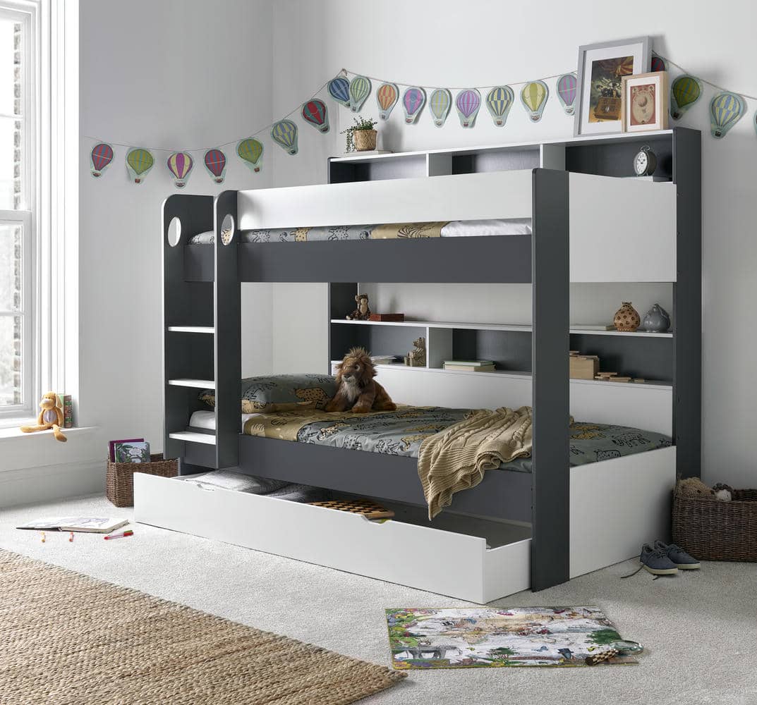 Oliver - Kids Storage Bunk Bed Frame - Bickfords