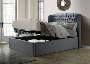 Warwick - Upholstered Velvet Ottoman Bed Frame - Bickfords