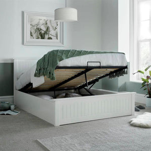 Dawson - White Wooden Ottoman Bed - Bickfords