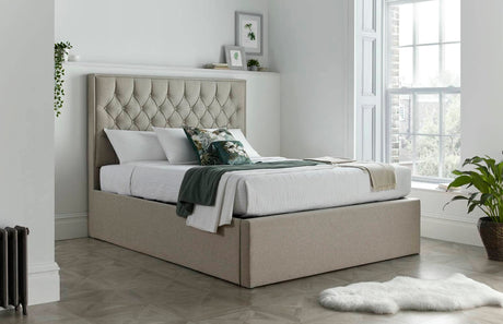 Wilson - Upholstered Fabric Ottoman Bed Frame - Bickfords