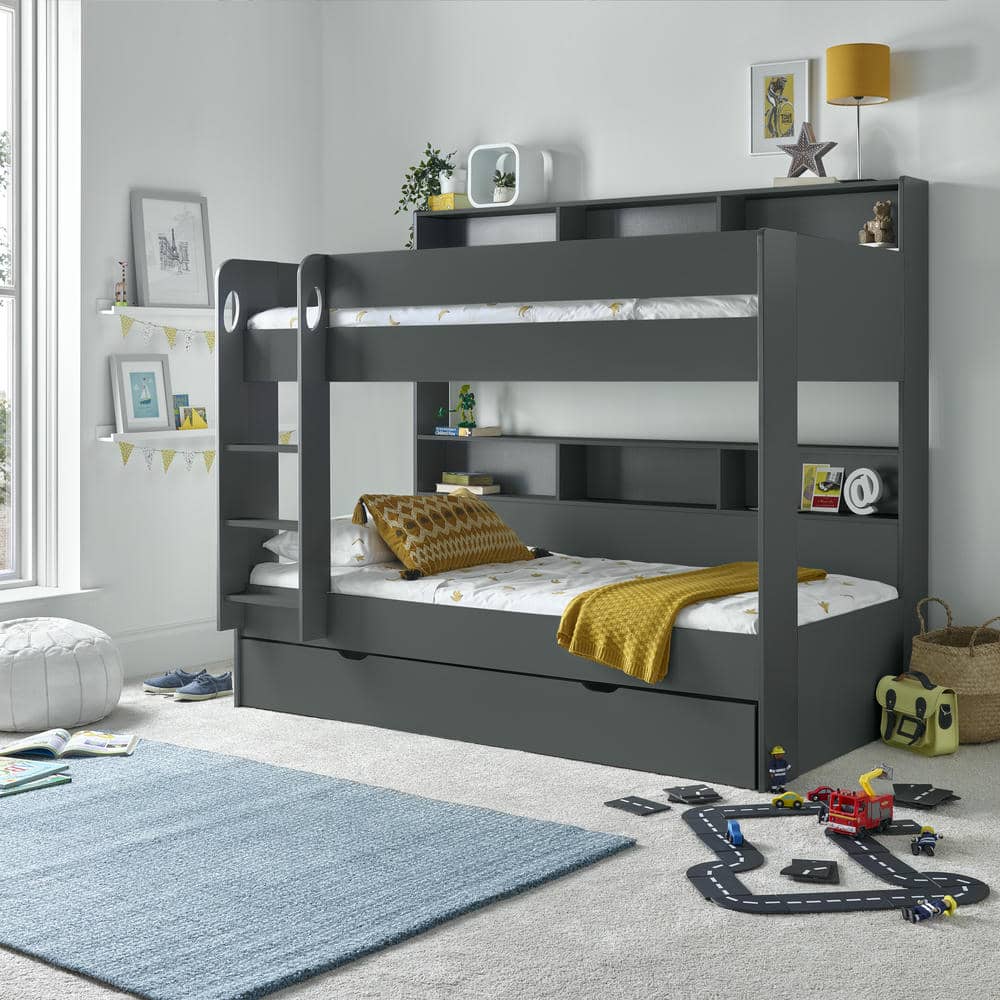 Oliver - Kids Storage Bunk Bed Frame - Bickfords