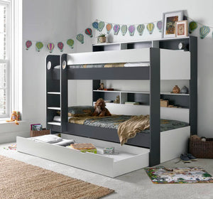 Oliver - Kids Storage Bunk Bed Frame - Bickfords