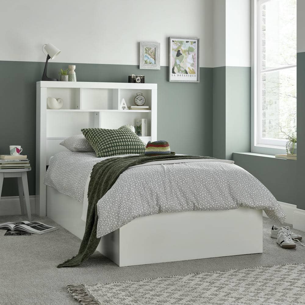 Oscar - White Wooden Ottoman Storage Bed - Bickfords