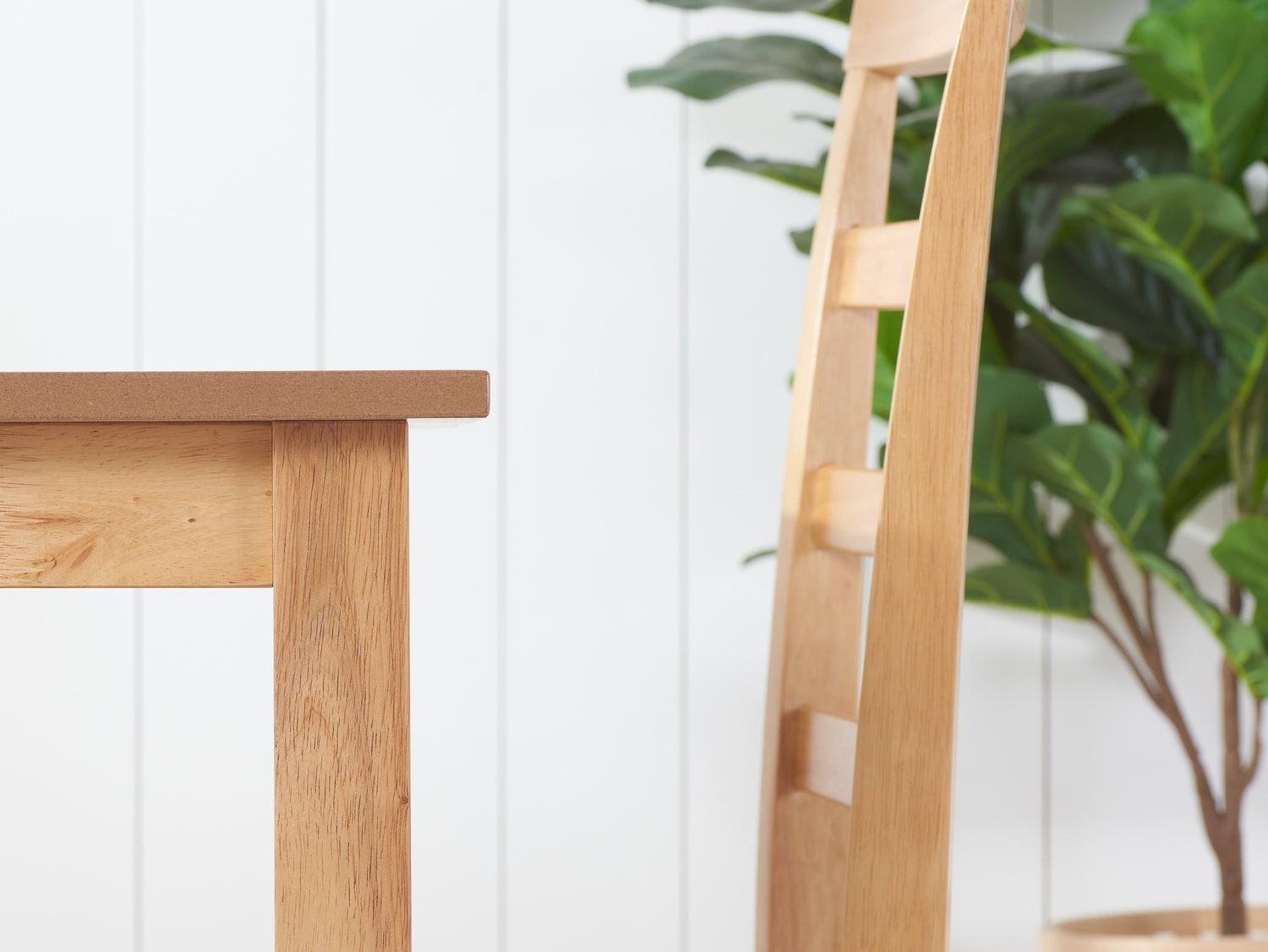 Pair of Upton Ladder Back Chairs - Bickfords