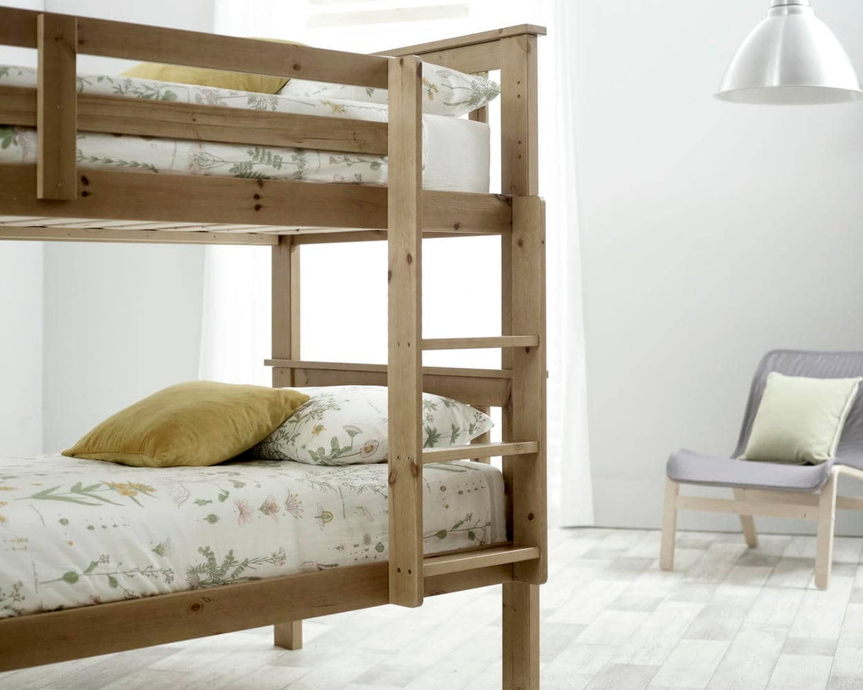 Carra - Solid Pine Wooden Bunk Bed - Bickfords