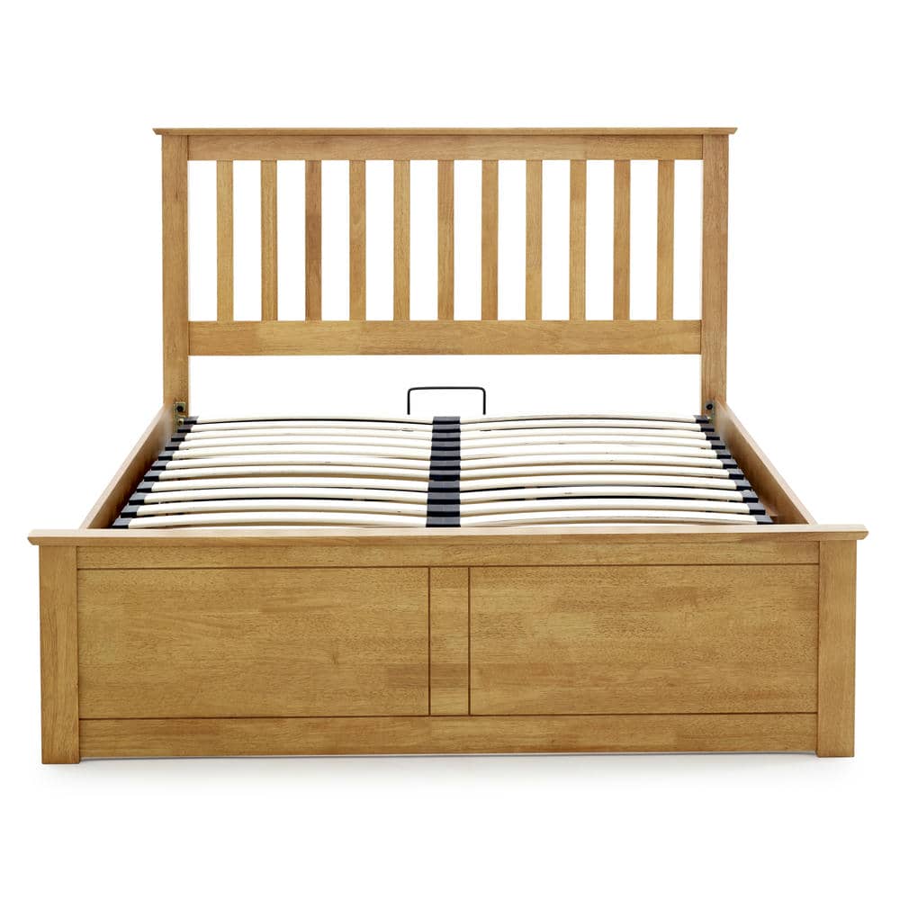 Malmo - Classic Wooden Ottoman Storage Bed - Bickfords