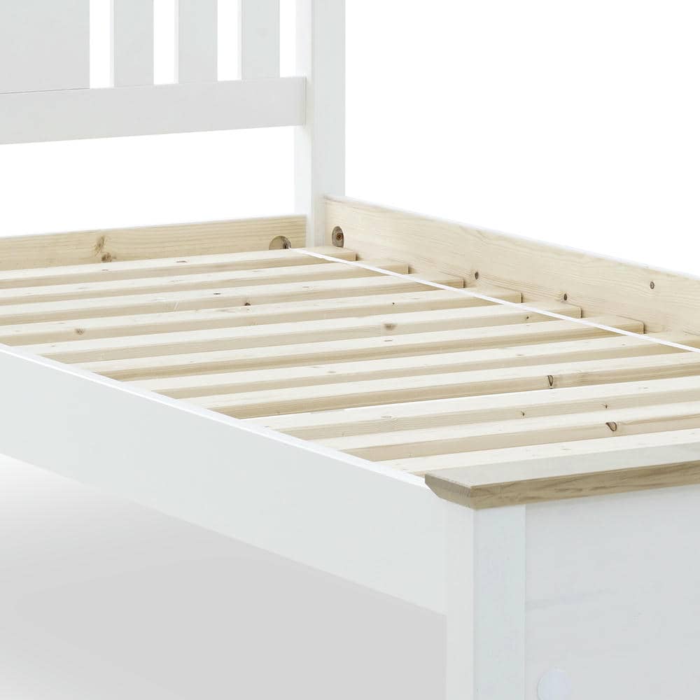 Chester - White Wooden Storage Bed Frame - Bickfords