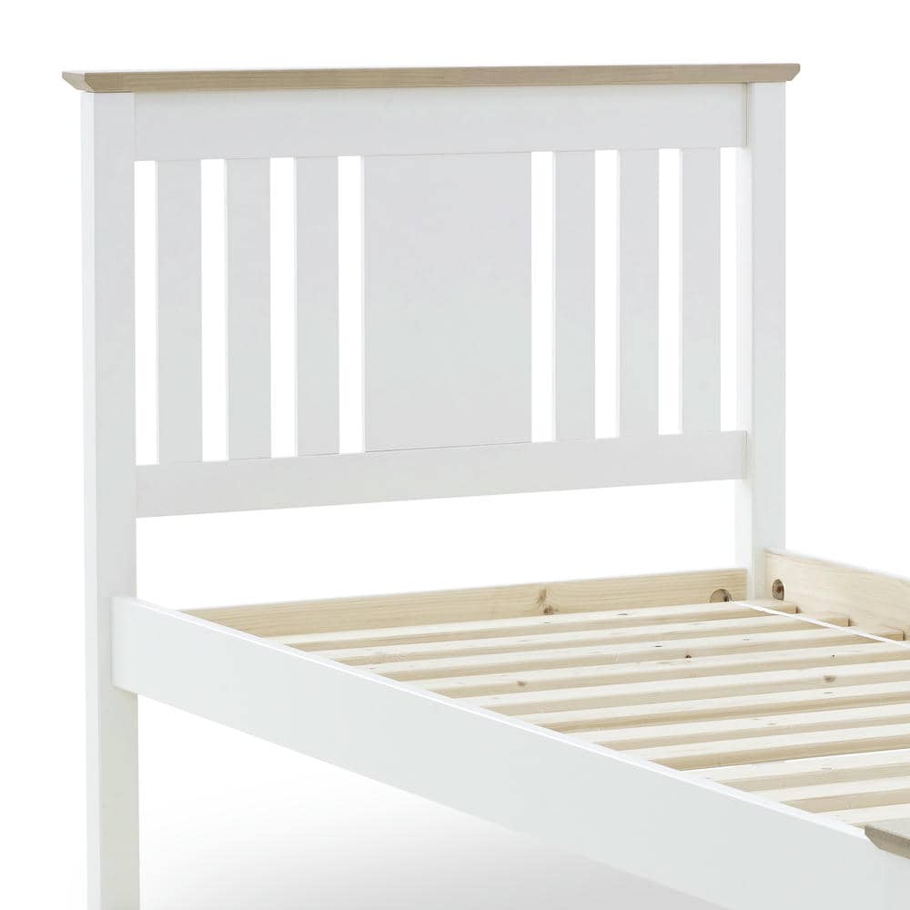 Chester - White Wooden Storage Bed Frame - Bickfords