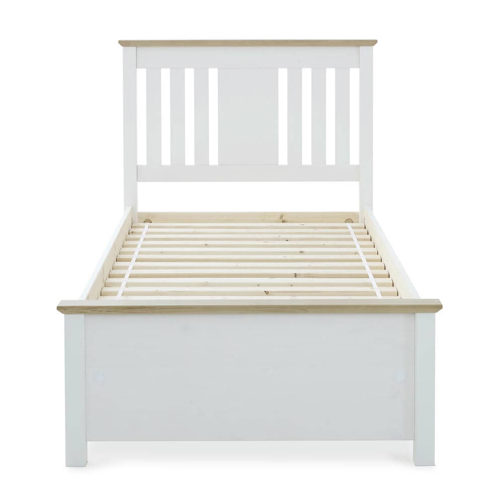 Chester - White Wooden Storage Bed Frame - Bickfords